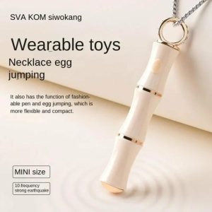 2024 Bamboo Self Necklack Jumpping Egg Female Vibrator For Women