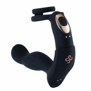 2024 New Arrival Black Mamba Prostate Cock Ring Massager For Men