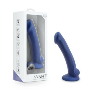 Avant – D10 – Ergo Mini Indigo 7” Silicone Dildo For Women