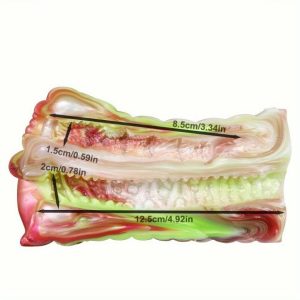 Bristle Monster Silicone Pocket Pussy Penis Exercise Masturbator For Men