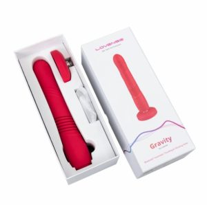 Gravity App Controlled Automatic Thrusting & Vibrating Dildo For Women