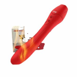 Heating G Spot Rose Vibrator Dildo For Women