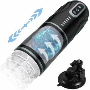 Jiya Hands Free Automatic Male Masturbator With Vibrating Penis Sleeve For Men