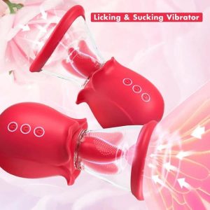 Kanaix 2 In 1 Multiple Stimulation Upgrade Rose Vibrator For Women