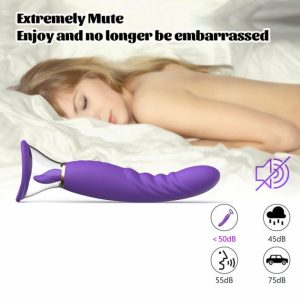 Lady G-Spot Vibrator Suck Function Tongue Lick Tail Vibration For Women