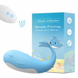 Little Whale Vibrator Remote Control Egg Vaginal G-Spot Clitoral Stimulator Egg Vibrator