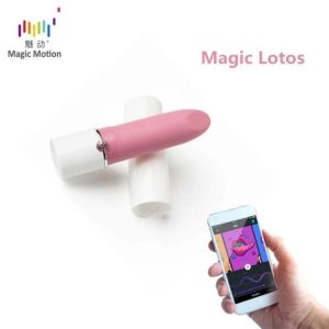 Magic Lotos App Remote Control Lipstick Vibrator For Women