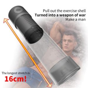 Male Automatic Telescopic Rotation Masturbation Cup For Men