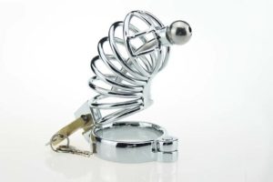 Male Chastity Cock Restraint With Urethral Bar Chastity Devices