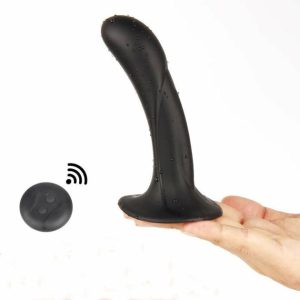 Remote Control Anal Toy Vibrator Silicone Suction Cup Dildo For Women