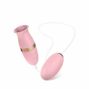 Roomfun® Oral Sex Licking Tongue Stimulator Clit Vagina G Spot Vibrator For Women