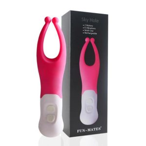 Sky Hole Nipple Clitoris Stimulate Vibrator For Women