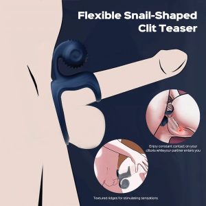 Snail Vibrating Penis Enhancer & Clitoral Stimulator Cock Ring