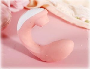 Spring Massage Stick Sucking Vibrator For Women