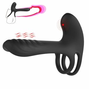 Strap On Cock Ring Vagina Clitoris Stimulator Cock Ring