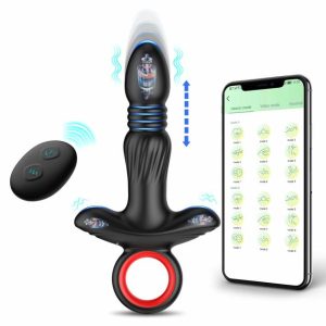 Stretch Anal Orifice Anus Vibrator App And Wireless Remote Control For Women