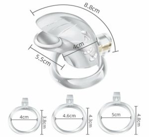 Transparent Male Chastity Cage Chastity Devices