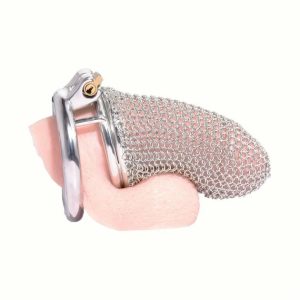 Frrk-196 Mesh Stainless Steel Male Chastity Cage Penis Cage Device Chastity Devices