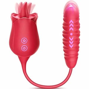 S361-7 Orgasm In 30 Seconds Multiple Stimulation Rose Vibrator Clitoral Vibrator