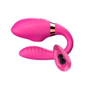 Alva Powerful Silicone Double Vibration Masturbator For Women